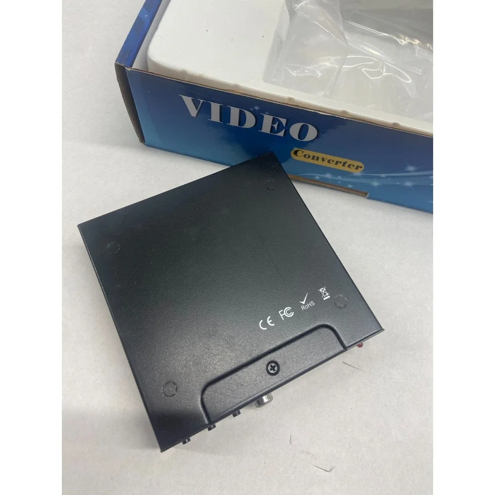 HD Video Converter CVBS/HDMI to HDMI 720P 1080P AV Adapter Box w/ Box